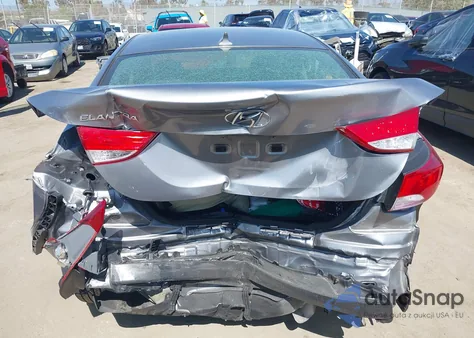 2013 Hyundai Elantra Gls из США, поврежденный, VIN KMHDH4AE0DU940191